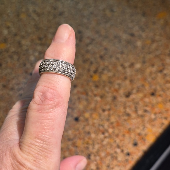 Diamonique.925.Ring - Picture 6 of 8